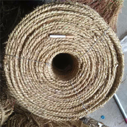 原阳县捆扎绳  稻草绳子花木包扎树木移栽编织成捆草绳防寒防冻防寒防