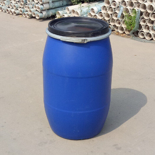 庆云县新佳塑业125升法兰桶125公斤铁箍桶125l塑料桶125l