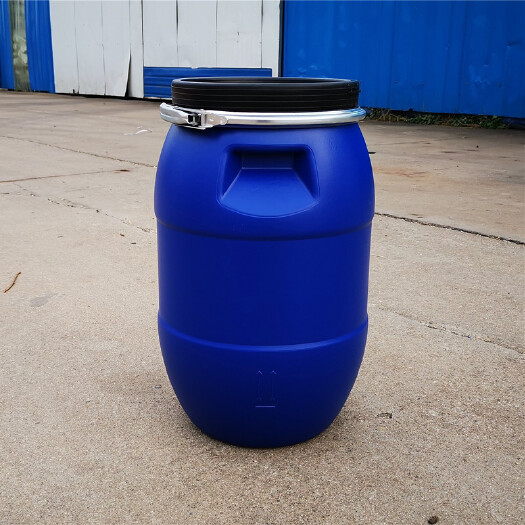 庆云县 新佳塑业30l塑料桶30升抱箍桶30升法兰桶30kg铁箍桶