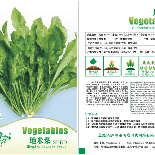益阳 荠荠菜种子 荠菜 护生草 地菜 小鸡草 地米菜 菱闸菜 禾秆
