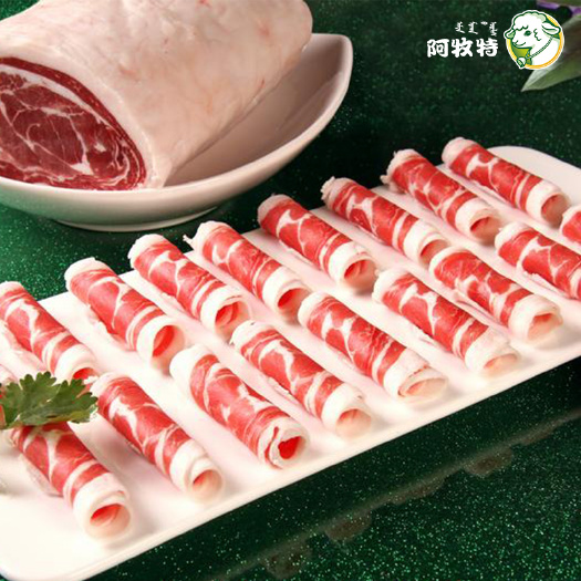内蒙羊肉 冷冻 3D 内蒙小肥羊肉业 火锅食材 羊肉卷 厂家