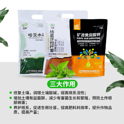 诸城市养根套餐  绿陇防根腐病套餐枯草芽孢杆菌哈茨木霉菌微生菌