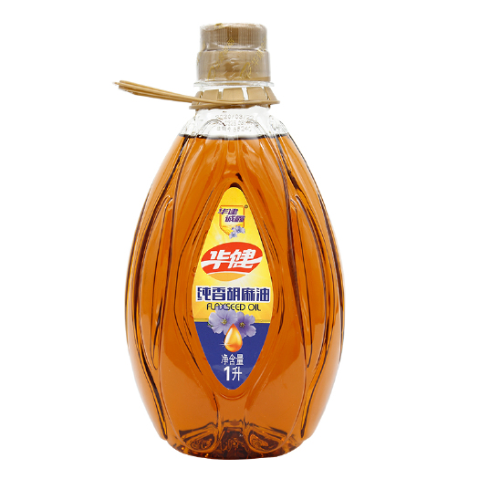 大同亚麻籽油  华健纯香胡麻油1L