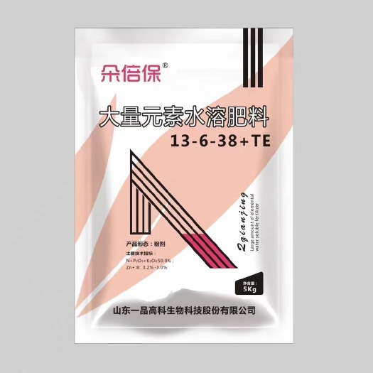 青州市朵倍保️®大量元素水溶肥13-6-38+TE