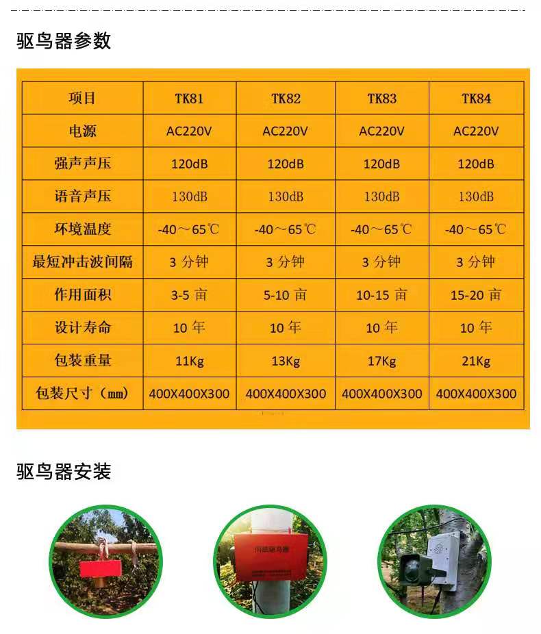  樱桃蓝莓葡萄桃驱鸟器赶鸟器吓鸟器果园专用驱鸟器