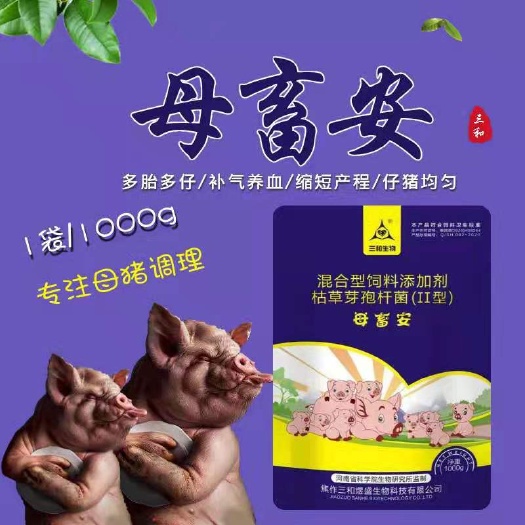 沁阳市发酵饲料  母畜安 院士专利复配益生菌中药提取物，药效更好