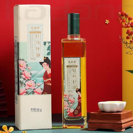 来凤县来凤县正宗一级野生冷榨食用牡丹籽油单支礼盒装