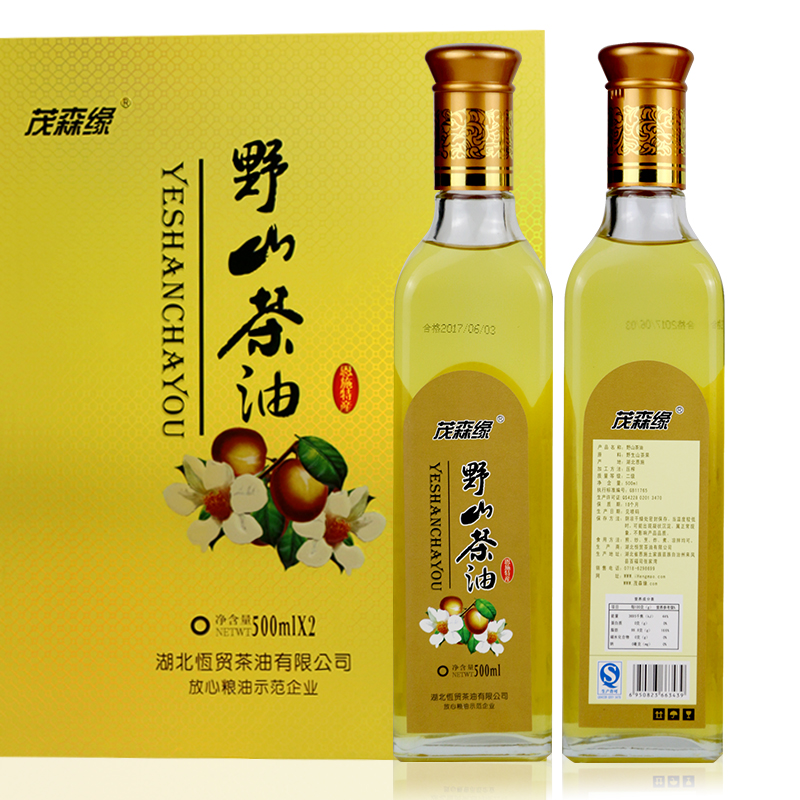 来凤县恩施来凤野山茶油 冷榨纯茶籽油 礼盒装送礼发福利