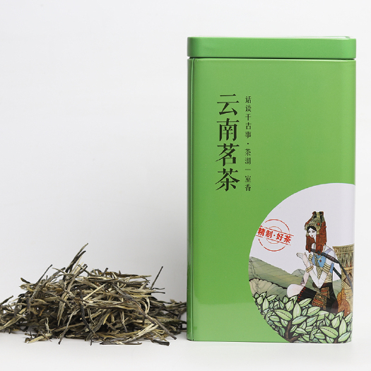 昆明云南高山滇绿茶明前春茶银针100克*2罐
