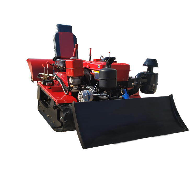 乘坐式田园管理机 农用多功能履带旋耕机 开沟除草