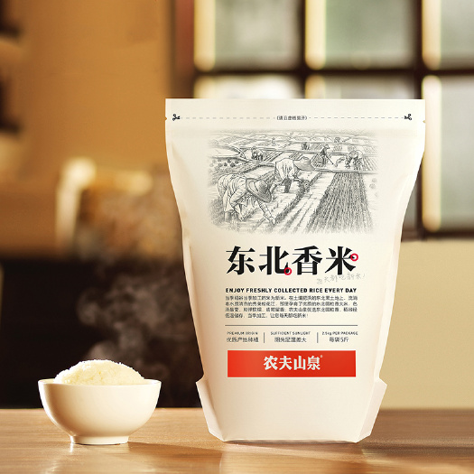 崇州市农夫山泉东北香米 新鲜大米 多规格可选 5斤装