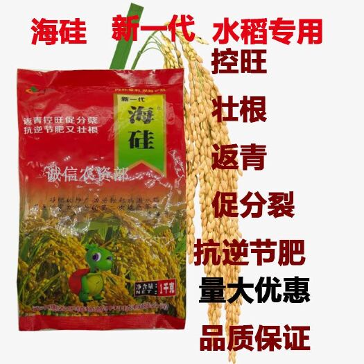 新沂市硅肥颗粒水稻专用有机肥料叶面肥微量元素撒施控旺返青壮根肥
