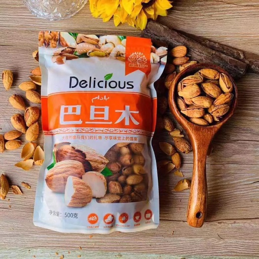 阿克苏市新疆特产巴达木椒盐巴旦木原味巴旦木500g装新疆阿克苏发货