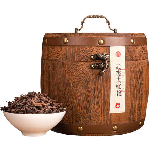 安溪县木桶装大红袍 武夷岩茶 浓香型 300g茶叶木桶礼盒装