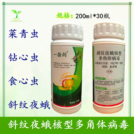 长沙 一指剑 斜纹夜蛾核型多角体病毒 大姜 钻心小菜蛾青虫农药杀虫