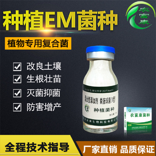唐河县农富康em菌种种植专用益生菌农用微生物菌剂生根抗重茬土壤改良