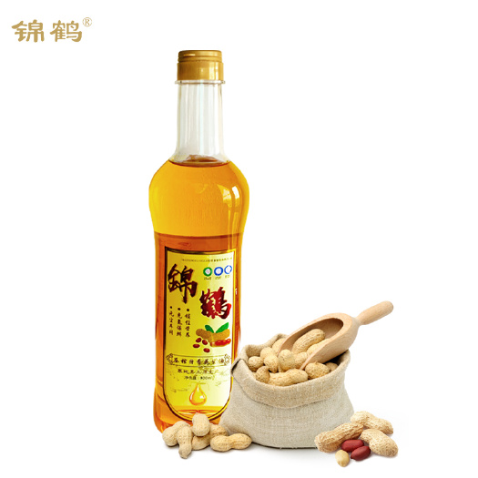 沈阳 锦鹤东北特香压榨花生油 900ml/瓶
