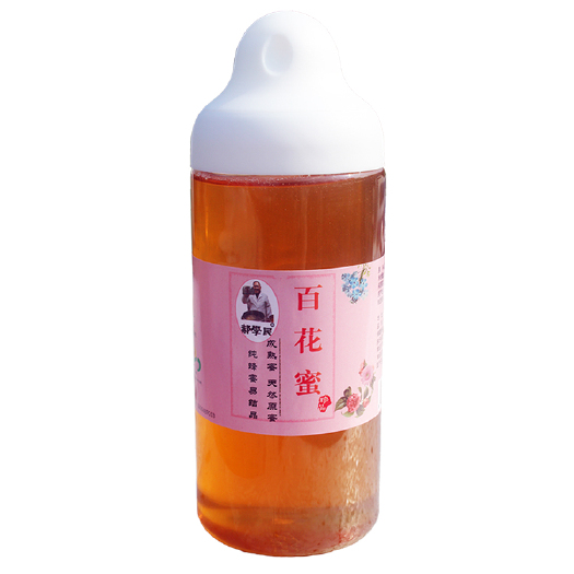 临泉县郝学民蜂蜜深山百花蜜自然原蜜成熟蜜农家土蜂蜜500g/瓶