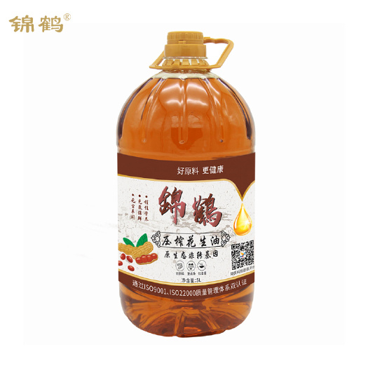 沈阳 锦鹤东北特香压榨花生油5L