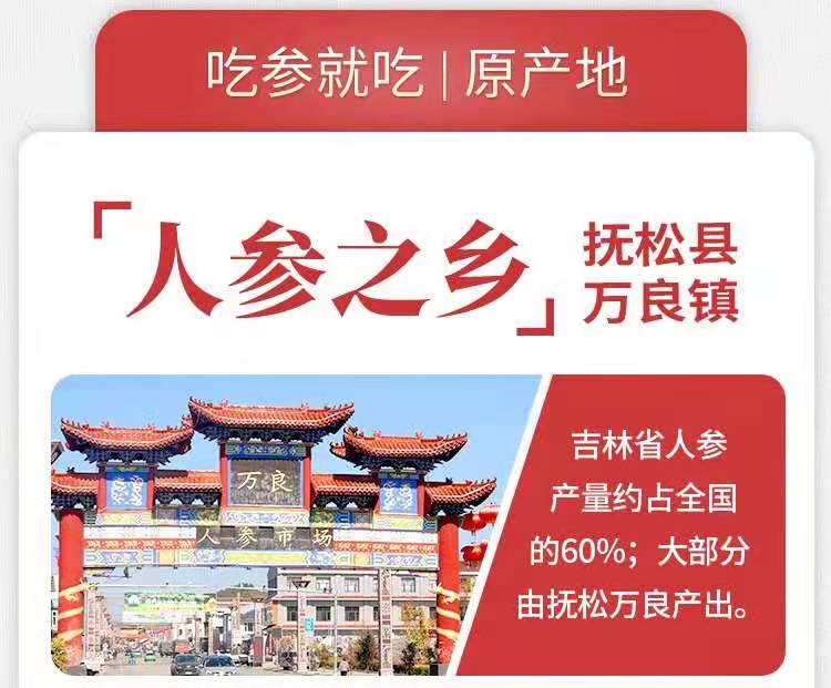 园参  【鲜人参】长白山鲜参 精选无疤无锈 送保温箱青苔 包