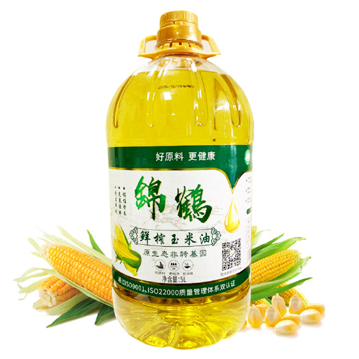 沈阳 锦鹤 东北非转基因鲜榨玉米油5L
