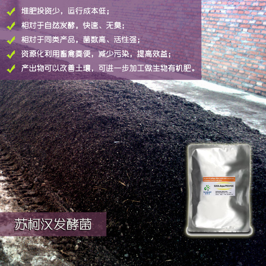 潍坊生物菌肥发酵剂  苏柯汉污泥发酵专用菌/发酵菌/环保专用菌