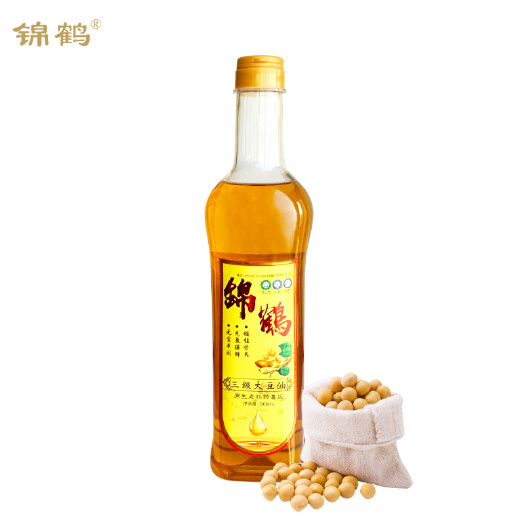 沈阳 锦鹤 非转基因三级大豆油 900ml/瓶