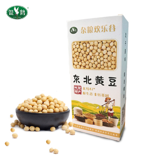 沈阳大豆 银鹤 东北杂粮农家黄豆 400g/盒