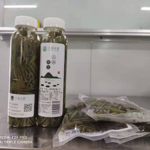 苏州太湖农耕太湖莼菜家庭装火锅莼菜，莼菜银鱼羹，红烧昂刺鱼莼菜