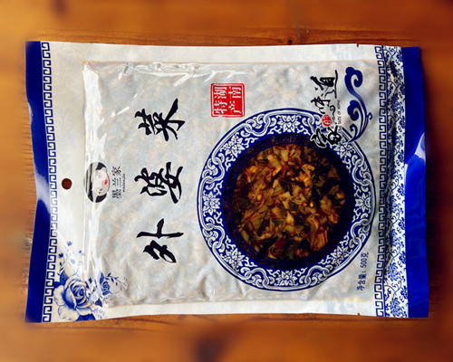 岳阳 墨兰家酱腌菜外婆菜工厂批发袋装250g量大价优