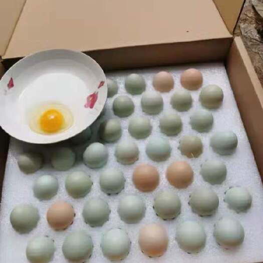 京山市土鸡蛋，大别山角，山林放养虫草土鸡蛋。