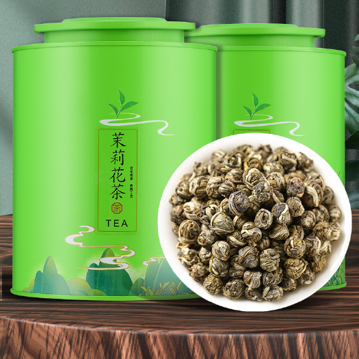 2023新茶茉莉花茶茉莉龙珠茶叶浓香型香珠大白毫绣球罐装包邮