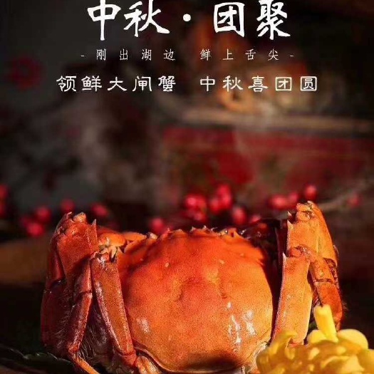  中秋送礼，大闸蟹接受预定