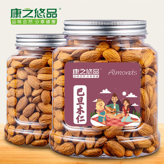 平潭县新货原味巴旦木仁含罐散装扁桃仁坚果零食批发大礼包250g