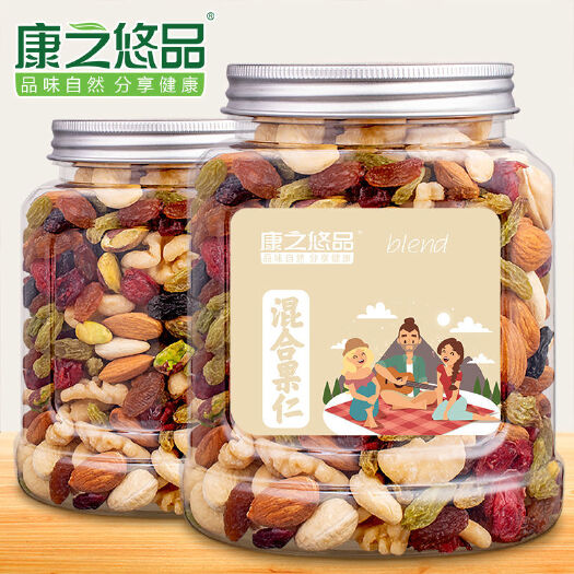 武汉康之悠品每日坚果混合坚果罐袋装雪花酥原料坚果