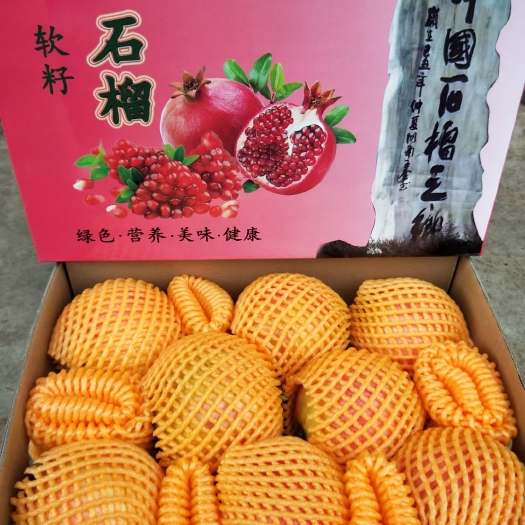 会东县突尼斯软籽石榴  会理突尼斯石榴(中果)