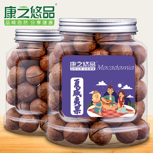 深圳康之悠品夏威夷果大颗粒连罐重奶油味坚果干货干果散装