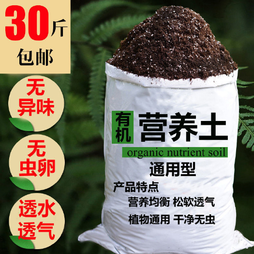 潍坊营养土种花种菜土壤多肉兰花卉绿植物绿萝盆栽种植有机花泥土肥料