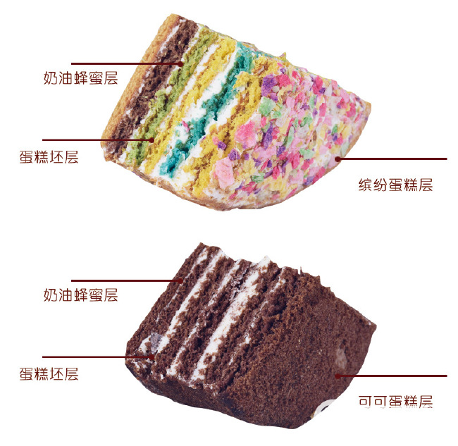 【整箱六个】俄罗斯提拉米苏蛋糕十二种口味整箱批发