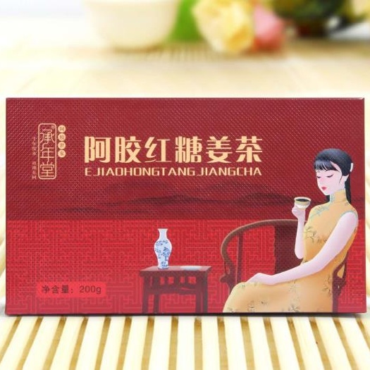 阿胶红糖姜茶