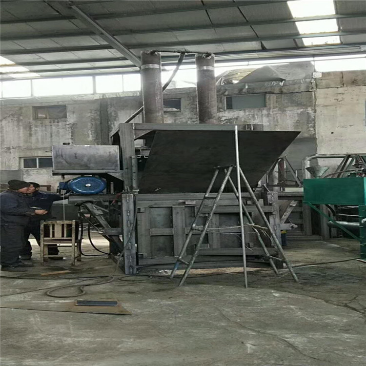  废品纸箱压块机120吨废纸液压打包机塑料瓶棉花打块机