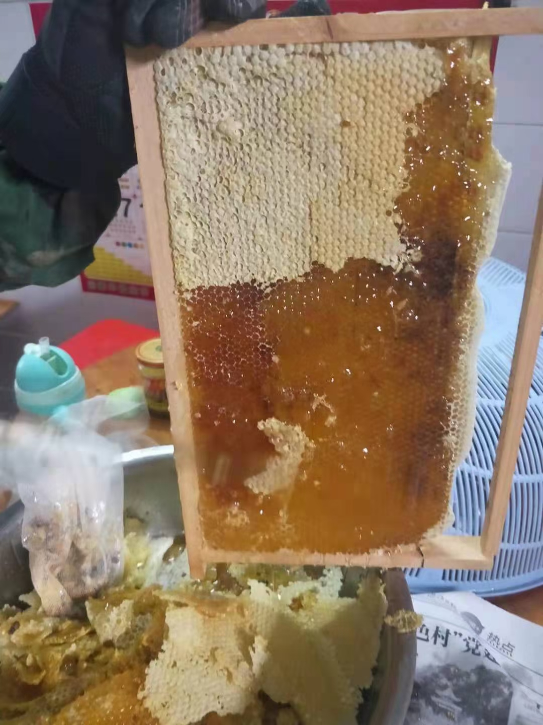百花蜜 自家养的蜂蜜