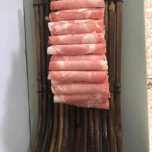 河间市纯羔羊肉卷     口感好肉質鮮美，适合商超，火锅店