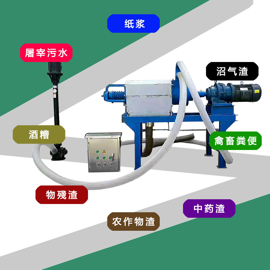 粪便干湿分离机  斜筛式干湿分离机