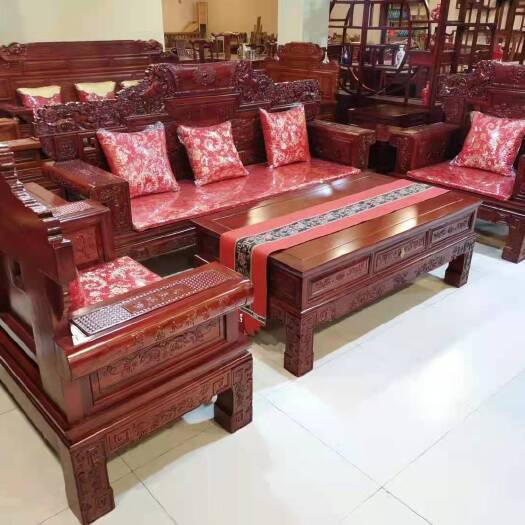 郓城县桌子 木质工具 沙发六件套，老榆木家具，假一赔十