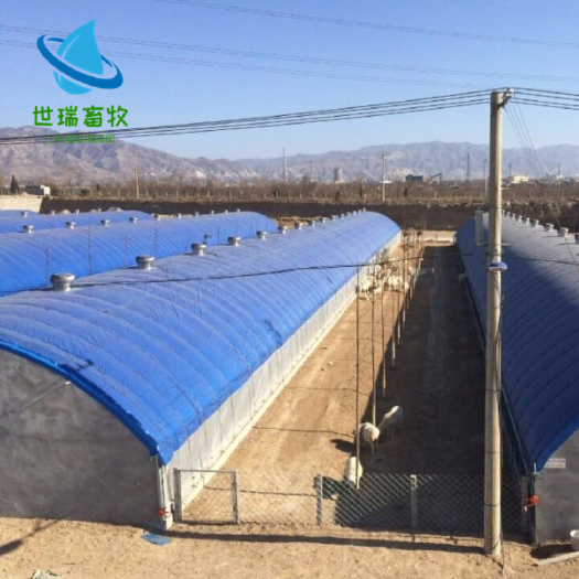 宁津县养殖大棚 大型养牛棚施工建设钢架牛舍搭建大棚材料
