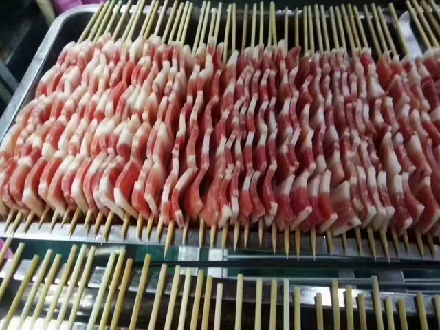 藤县 五花肉串