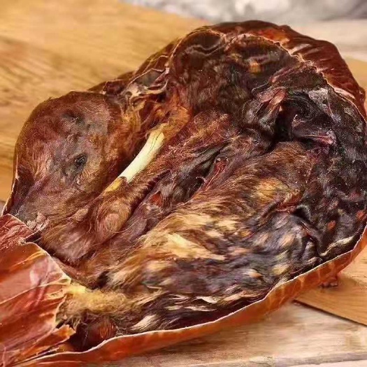 鹿胎梅花 磨粉鹿胎粉干鹿胎打开整只梅花鹿小鹿斑点可见一只包邮