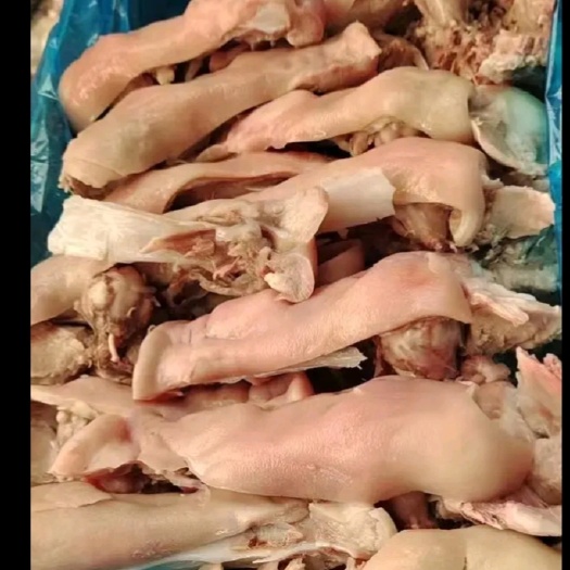 临沭县国产肥猪去骨猪头肉半成品。卤味