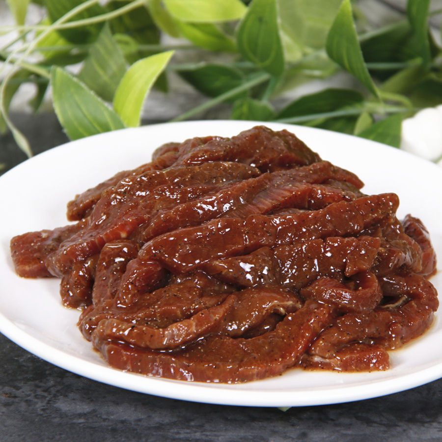 腊牛肉  黑椒牛柳